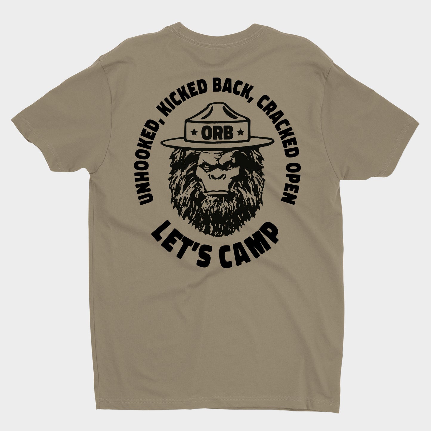 “Let’s Camp” Bigfoot Camping Tee