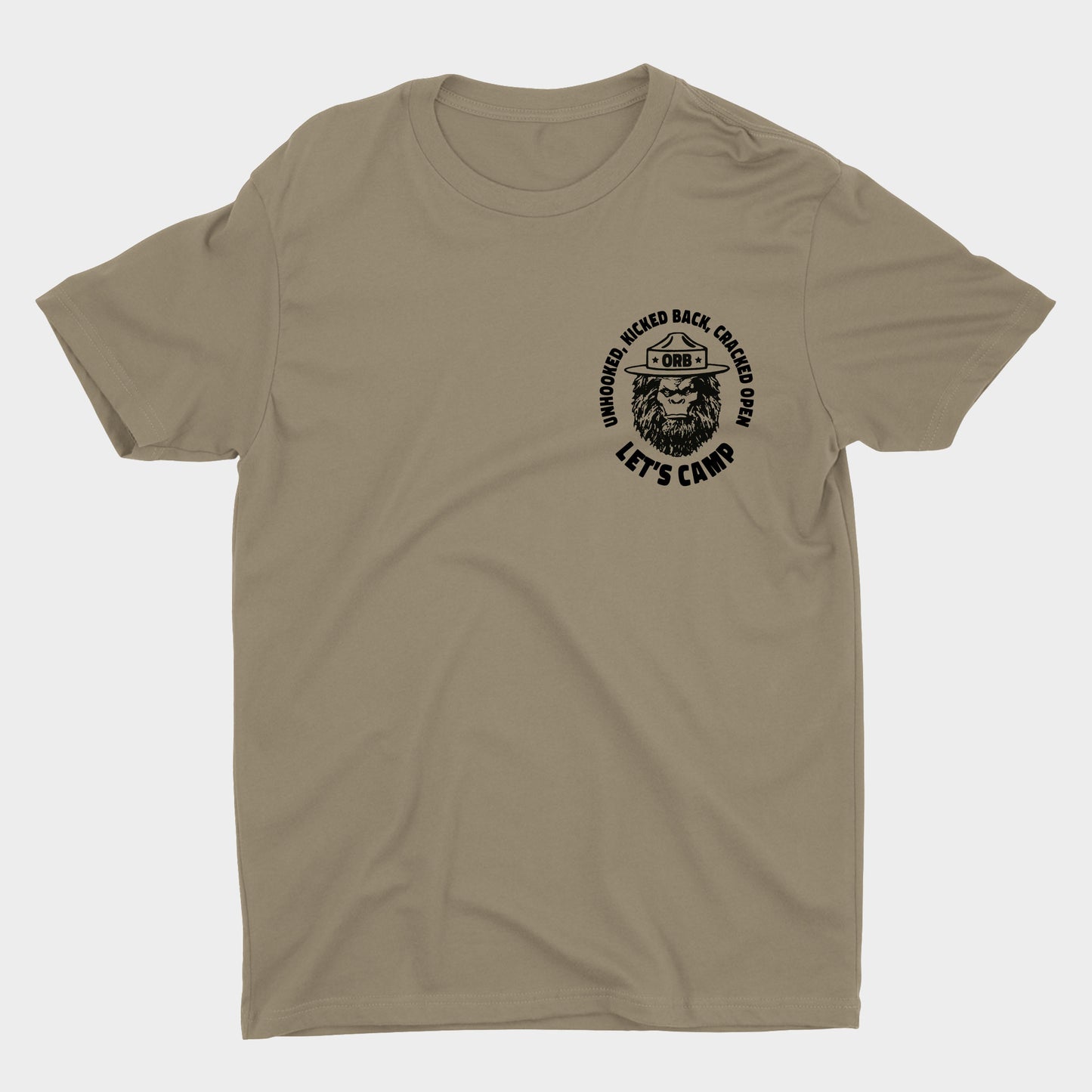 “Let’s Camp” Bigfoot Camping Tee
